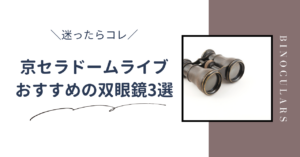 京セラドームにおすすめの双眼鏡3選！14倍以上をおすすめする理由も解説